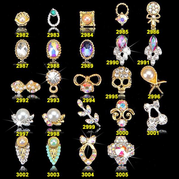 NEW Arrival Flower 8*6mm Bow Nail Charm- Nail Charms- Nail Jewelry- Nail Art-China Wholesale Bow Nail Charm