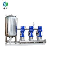 Frequency booster water pump Water Supply  equipment 1standby 1start .SS304 material pump with piplien and pressure tank