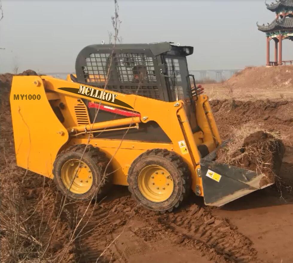 MY1000 Mini Skid Steer Loader с номинальной мощностью 60 кВт с максимальным временем работы с несколькими присоединениями