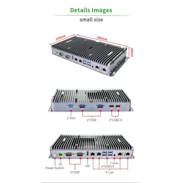 IBOX-3046 Промышленный мини-PC без вентилятора 10110U Процессор DC 9V-36V Широковольтный вход