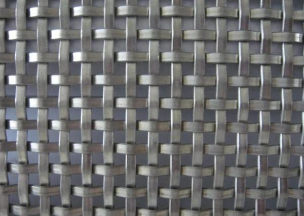 Quadrado liso metal decorativo tecido Mesh Stainless Steel ou alumínio