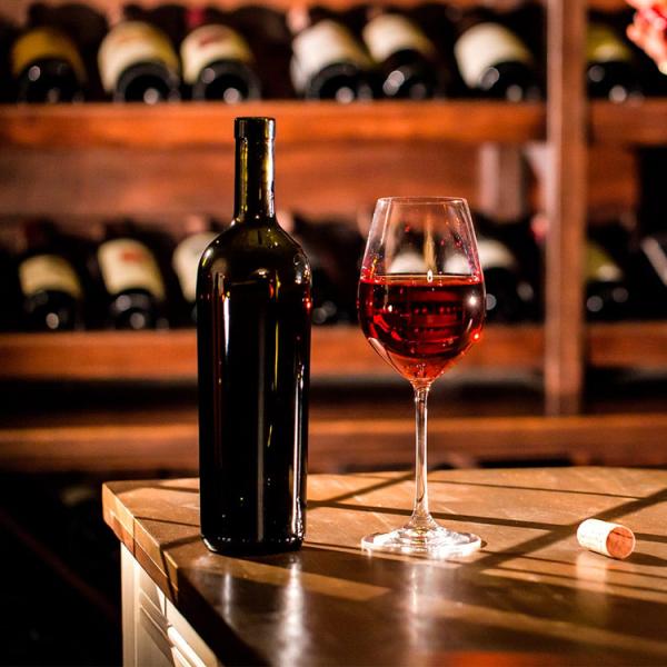 Glass Collar Material 750ml Recyclable Wine Bottle for Dark Green Red Wine OEM/ODM Acceptable