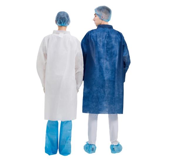 Revestimentos descartáveis do laboratório de FDA do CE, revestimento médico descartável da luva completa