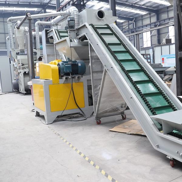 Glass Removal Separating Machine for Popular Waste Solar Panels Recycling 200-1000kg/h