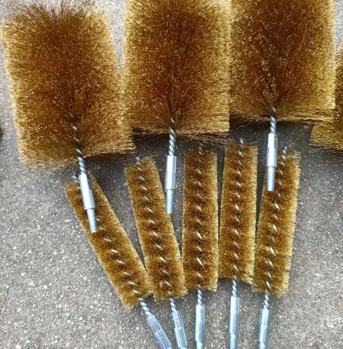 Stainless steel pipeline brush, extended inner hole, deburring, rust removal, electric polishing and polishing