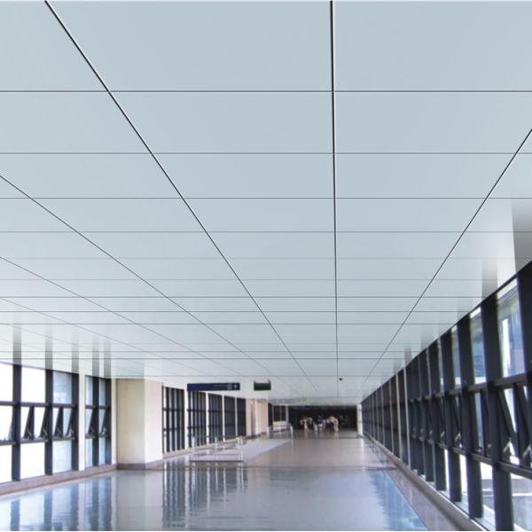 Алюминиевая подвесная потолочная система 24*24 Металлическая плитка для потолка