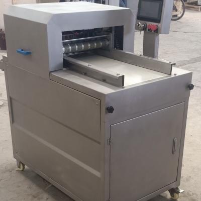 Équipement de découpe de viande surgelée QK400 Cube de poulet machine à découper