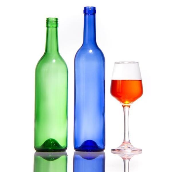Customize Different Colors Size Round Bordeaux Champagne Wine Glass Bottle