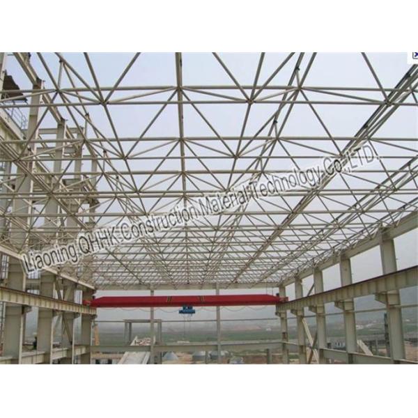 Metal Building Curved Steel Roof Trusses High Anti Rust Performance