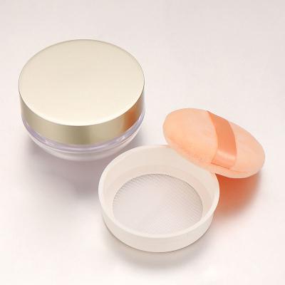 30ml Empty Clear Make Up Loose Powder Container Case With Lid