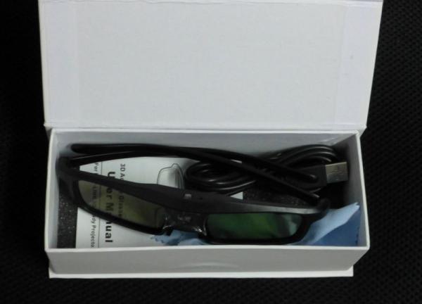 Active Shutter 3D Glasses Chargeable Quality Eyeglasses For DLP Link HD Projector
