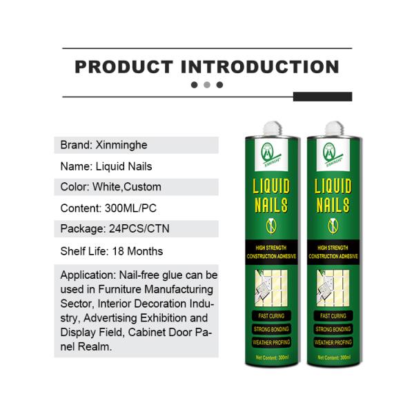 MH Liquid Nails Heavy Duty Multi-Purpose Repair Wood Sealant for Outdoor