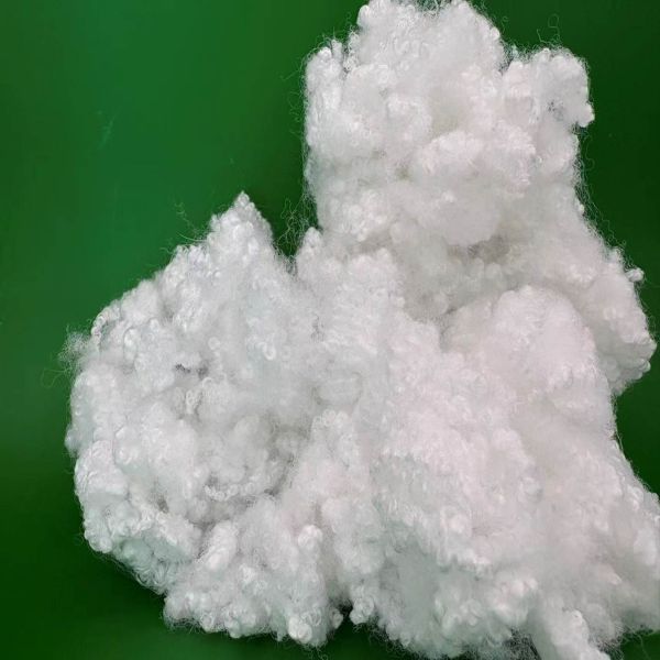High Strength Hcs PSF Polyester Staple Fiber 7D*64mm Virgin Flame Retardant Concrete Material
