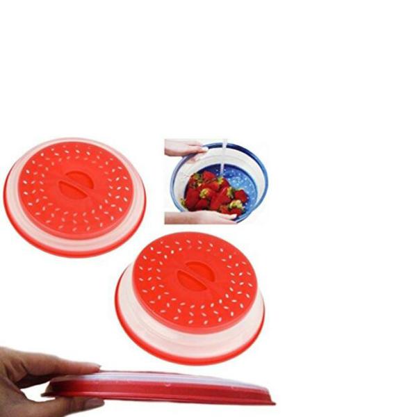 Kitchen Silicone Mold Tools Multi - Functional Basket Collapsible Microwave Oven Cover