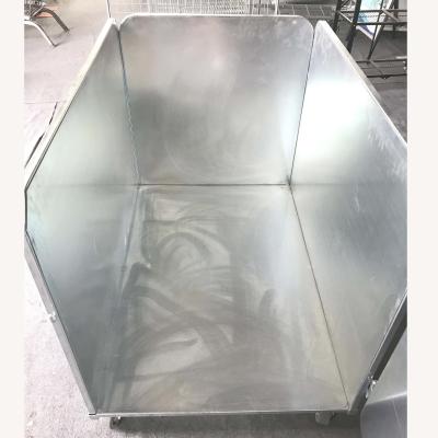 Certificado de borracha do material ISO9001 dos rodízios da gaiola do armazenamento do metal da segurança do fio