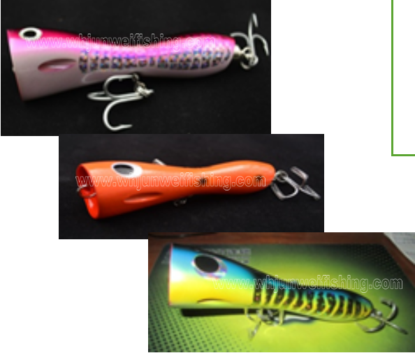 13cm/105g/18cm/150g/23cm/200g best sale wooden popper fishing hard lure popper bait/saltwater/trolling lure