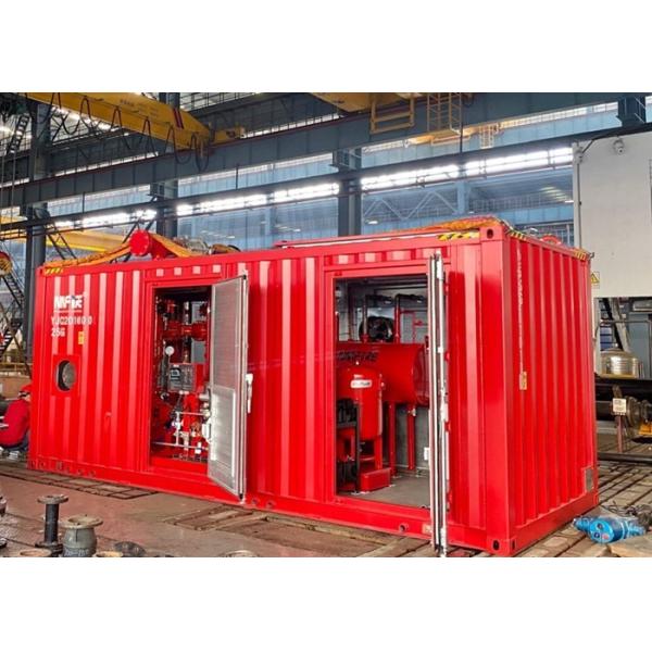 Установленный скидом горизонтальный разделенный насос случая