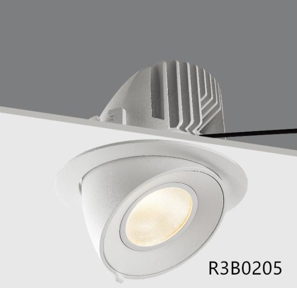 Hotel 7W COB LED Down Light / Adjustable Downlight IP54 Waterproof Recessed