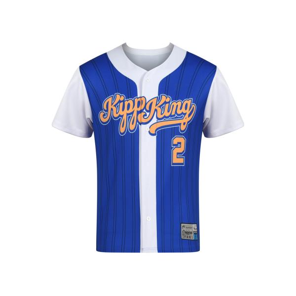 Lightweight Polyester Full Pinstripe Baseball Team Wear Uniforms Sublimation Flocking Embroidery