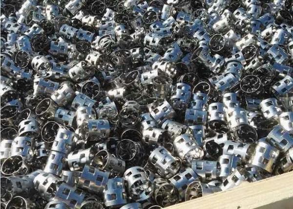 Pall Ring Metal Random Packing For Distillation Tower SS304 304L 316 316L