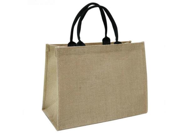 Large Capacity Jute Shopping Bags For Supermarket / Department Store