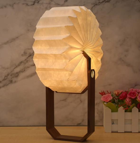 Indoor Flexible Camping Accordion Light 3500K Warm White Beechwood