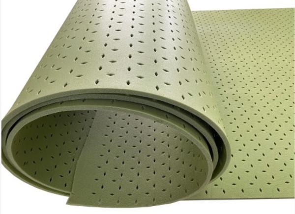 Excellent Chemical Resistance Diamond-Pattern Shock Pad PE Foam For Artificial Grass Sports Field Roll Package