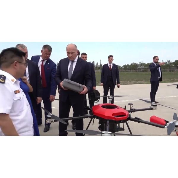 5G Firefighting Drone for High-Rise Fires Flight Height 4500m,Max Payload:50Kg,Range:80Km