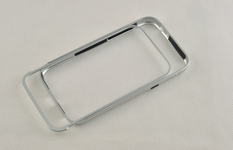 Silver Cases For Samsung Galaxy S4 Metal Case I9500 With Aluminum Bumper