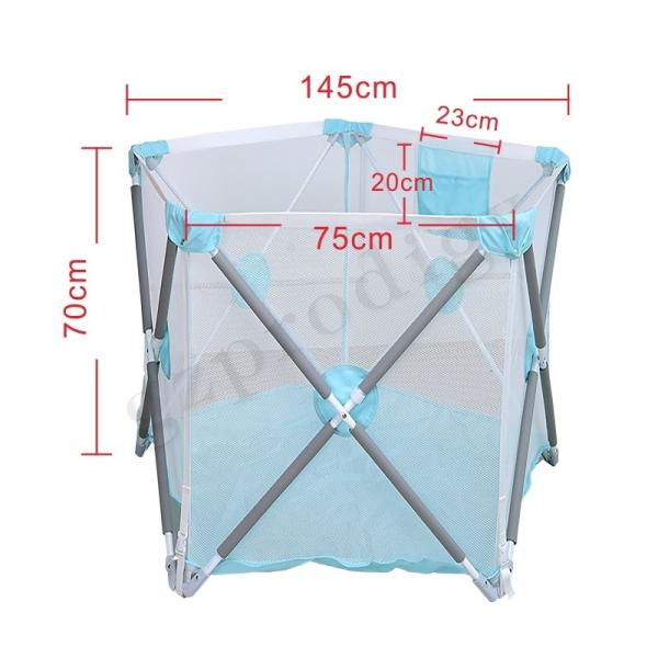 Multiscene Travel Portable Baby Playard With Stainless Steel Tube