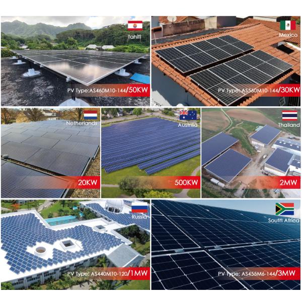A Grade Solar Panels 182mm Mono Solar PV Modules for Home Electricity N-TYPE 515W 540W
