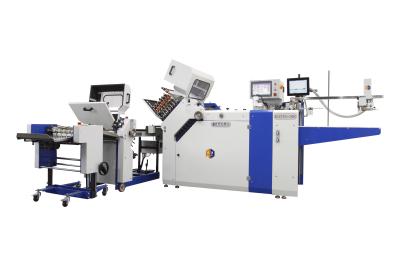 Fast Speed Large Format Paper Folding Machine 70*120mm 300gsm For Instruction Leaflets