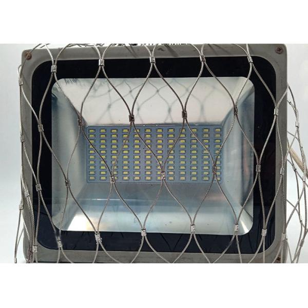 SUS316 Stainless Steel Wire Rope Mesh Anti Drop Safety Netting For Floodlight