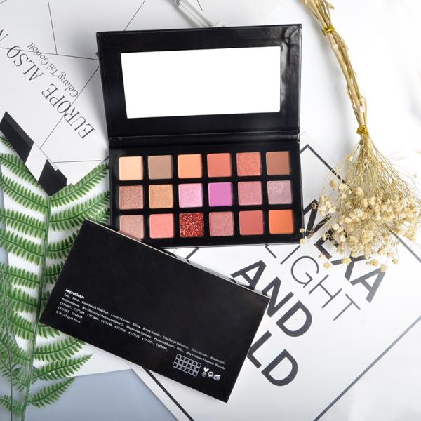 18 Colours Eye Makeup Cosmetics , Mineral Eyeshadow Palette For Beginners
