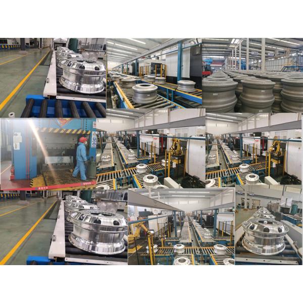 10 отверстий безламповое стальное колесо тележки 22,5 x 8,25 снабжают ободком для трейлера