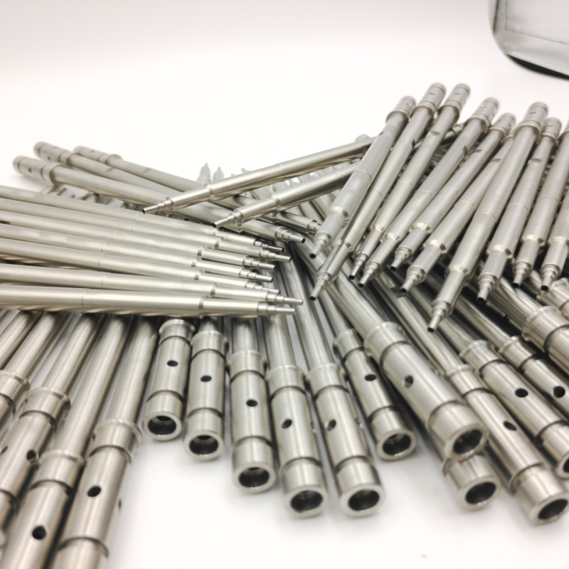 Medical Metal Blowing Deep Hole Long Shaft Side Hole Needle CNC Machining