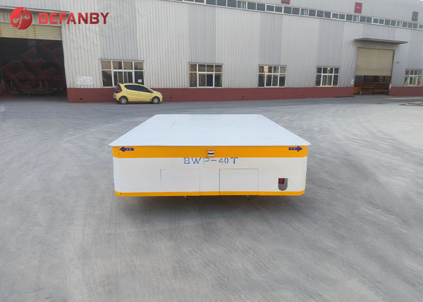 Carretilla de transferencia motorizada colgante de mano para manejo de moldes de almacén