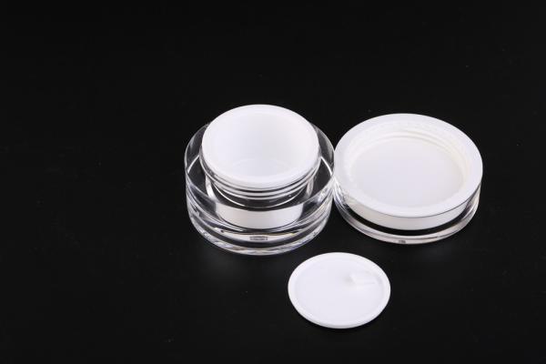 Os frascos de creme cosméticos da estrutura dupla de ThickWall promovem a elegância