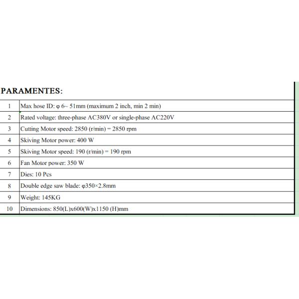 4SP Rubber Hydraulic Hose Skiver 6mm-51mm Cutting Range CM-30 For Cutting Skiving