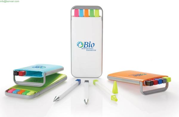 promotional gift pen set, pencil, highlighter, mechanical pencil, pen set