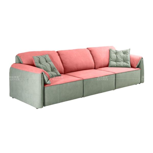 BN Technology Velvet Sofa Electric Recliner Nordic Italian Living Room Elephant Ear Extension Functional Sofa