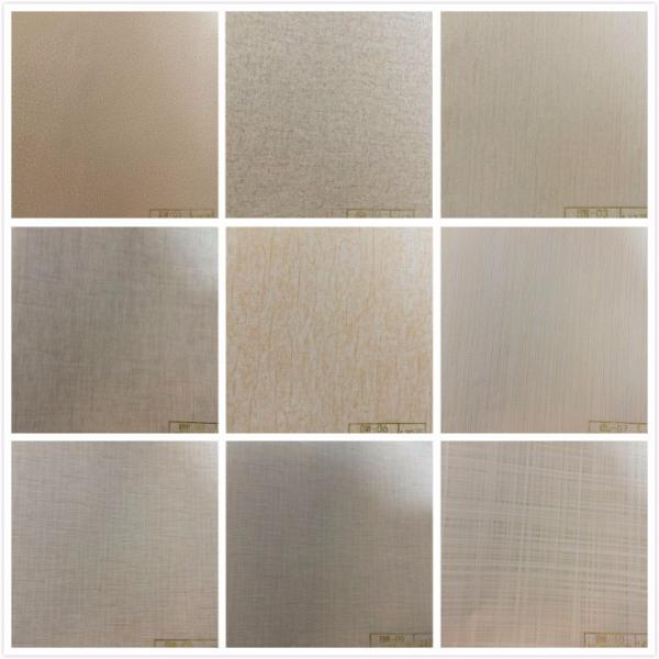 Plain PVC Grass Cloth Wall paper for Hotel and Restaurant Decor 1.22M*50M per roll Mould-Proof Function