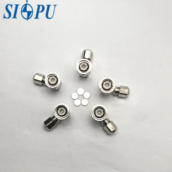 Resistencia de aislamiento ≥5000MΩ Conector coaxial TNC Impedancia característica de 50Ω para una transmisión de señal óptima
