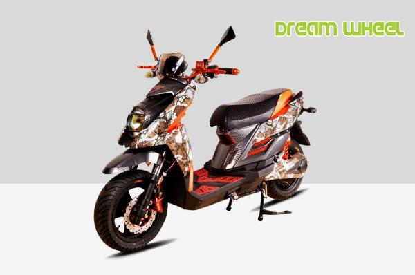 2000W 72V Electric Pedal Assist Scooter 60km/H