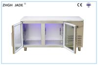 Luz azul de aço inoxidável dentro do refrigerador para o armazenamento 320W do alimento