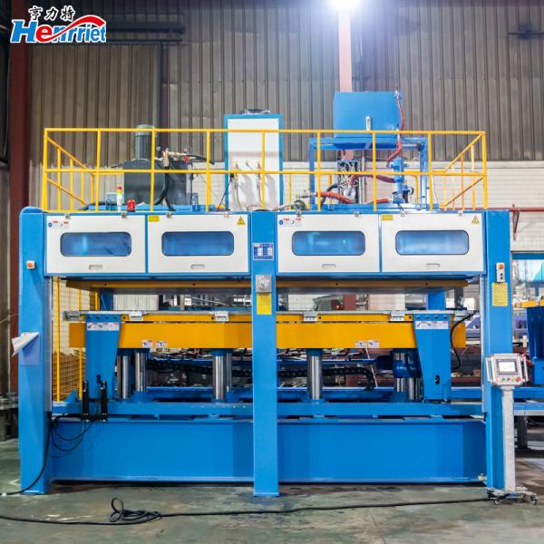 250T Dual Station Movable Slide Hot Press Machine with Electric Automatic Feeding and PLC Control System for Aluminum Buckle Plates