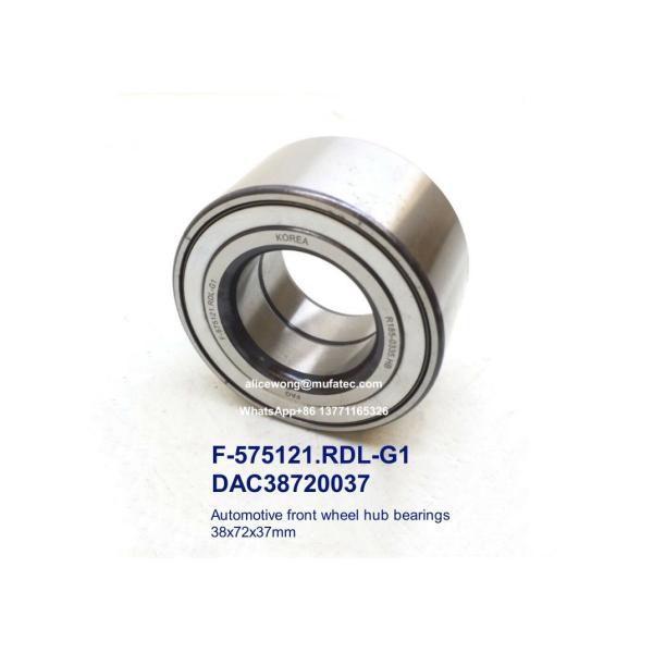 F-575121.RDL-G1 F-575121 DAC38720037 передние колесные подшипники на колесах двойного ряда угловых контактных шаровых подшипников 38*72*37 мм