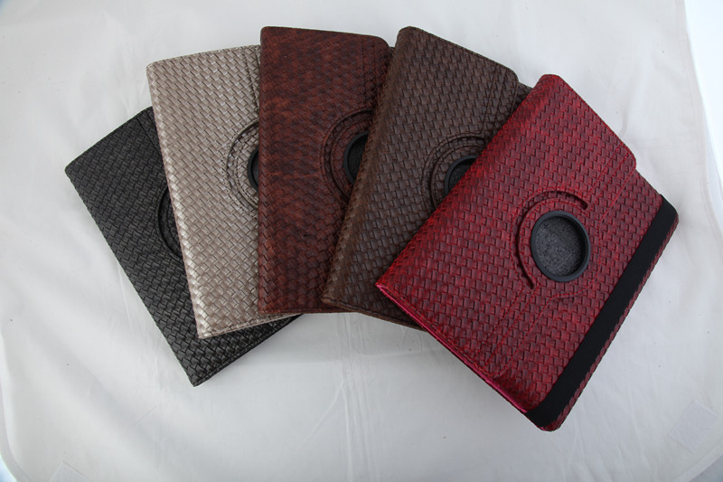 Retro Woven Colorful Ipad Hard Shell Cover Against Abrasion