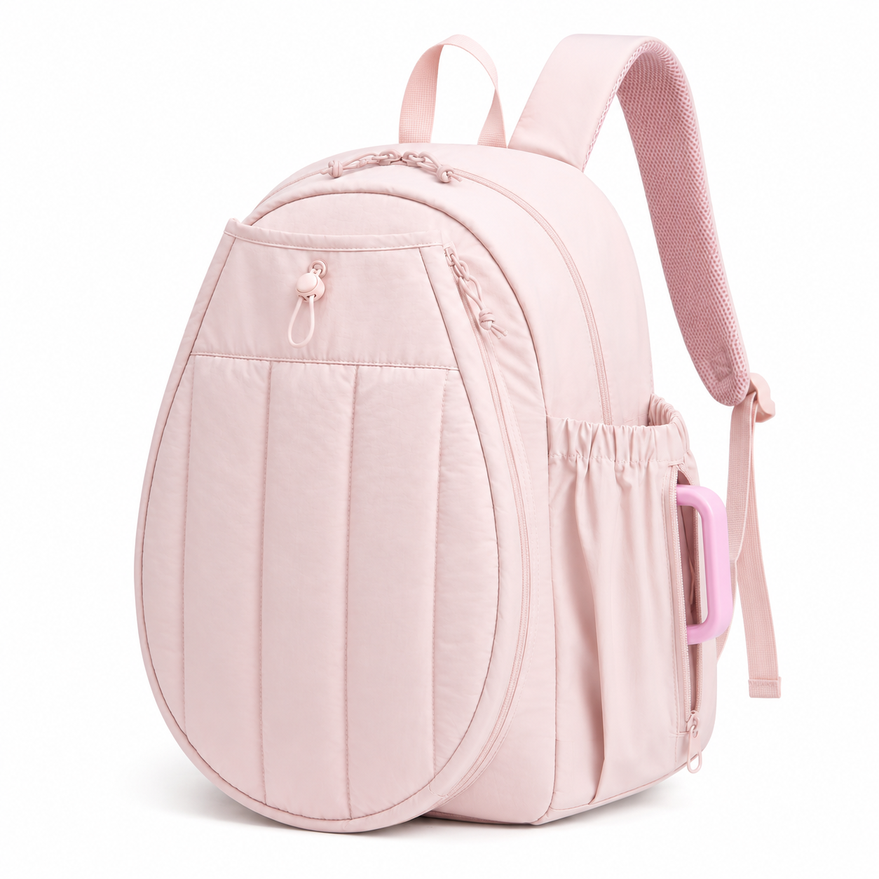 Women’s Tennis & Pickleball Backpack, Quilted Racket Bag with 15.6" Laptop