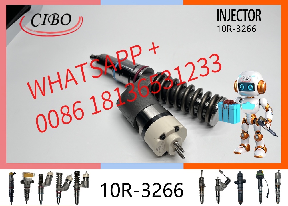 original 10R-3266 Diesel Engine Fuel Injector for   C17 C27 C15 C18 C32 773F 773G 775F 775G AD30 AD55B Replacement for OEM 253-0617 374-0751 original new injector
